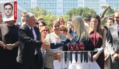 Aile Dayanışma Ağı Saraçhane’de 4. kez buluştu: Dilek İmamoğlu’ndan yazarımız Mustafa Balbay’a övgü