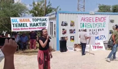 Akbelen’de direniş: ‘Maden Yasası’nı tanımıyoruz’