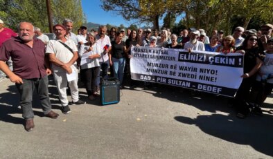 Alevilerin kutsal saydığı Munzur Gözeleri’nde mescit açılması protesto edildi