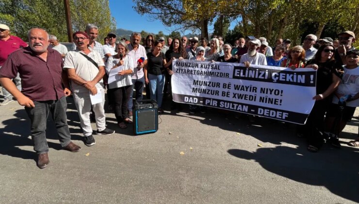Alevilerin kutsal saydığı Munzur Gözeleri’nde mescit açılması protesto edildi