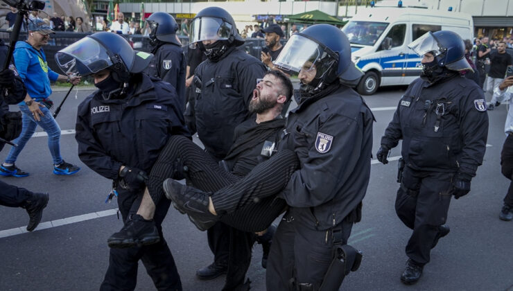 Alman polisinden Filistin’e destek eylemine sert müdahale
