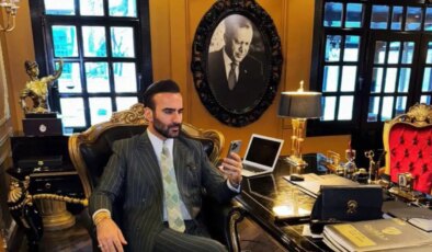 Altın varaklı odasındaki Erdoğan fotoğrafıyla paylaşım yapmıştı: O avukat gözaltına alındı!