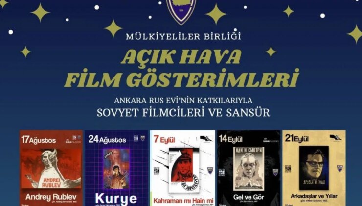 Ankara’da Sovyet Sineması rüzgarı