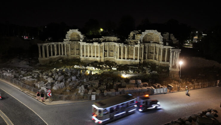 Antalya’da gece müzeciliği, antik kentlere can verdi