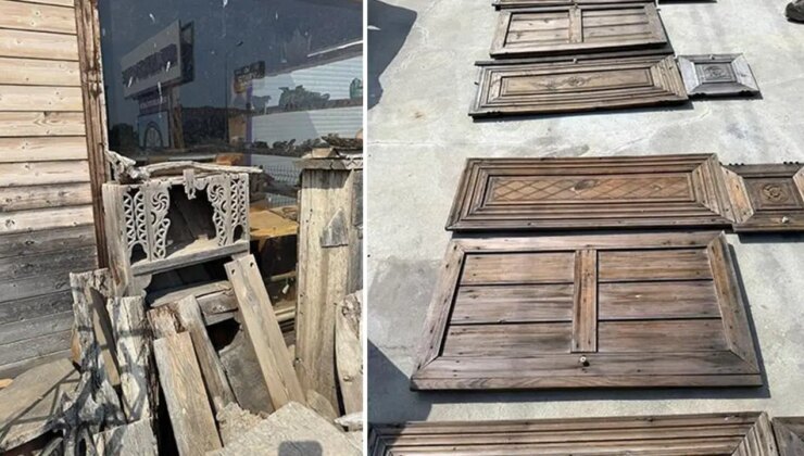 Antalya’da pes dedirten olay: Tarihi eserleri yağmalayıp, mobilya mağazasında satışa çıkardılar!