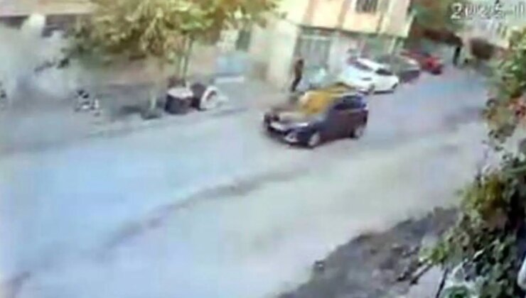 Avcılar’da kamyona yol verdi; duran otomobile çarpıp kaçtı