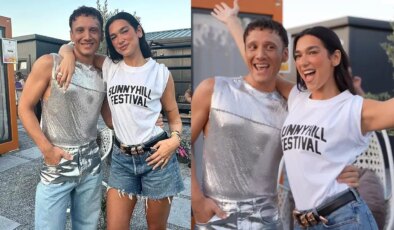 Aynı sahneyi paylaştılar: Edis Dua Lipa’yı İstanbul’a davet etti