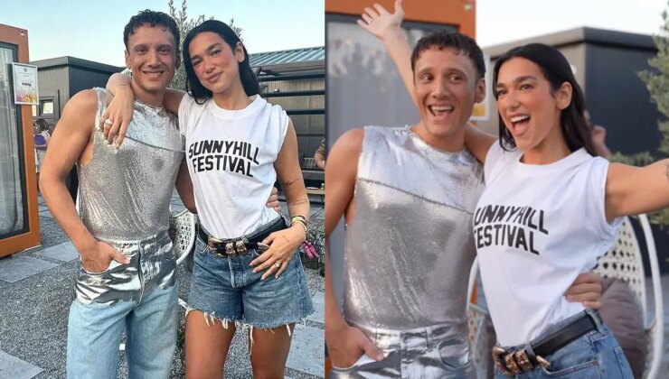 Aynı sahneyi paylaştılar: Edis Dua Lipa’yı İstanbul’a davet etti