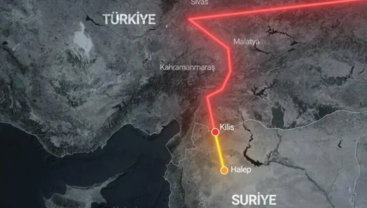 Azerbaycan’dan gelen doğalgaz Suriye’ye verilmeye başlandı