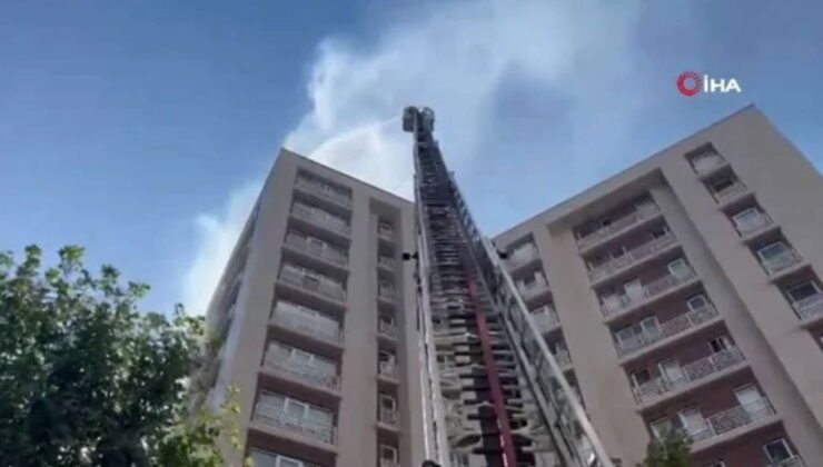 Bağcılar’da 12 katlı binada yangın: Yurttaşlar tahliye edildi!
