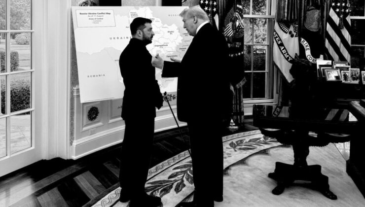 Beyaz Saray paylaştı: Ukrayna’nın işgal edilmiş haritası üzerinde kare