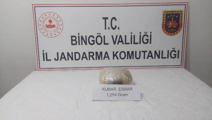 Bingöl’de 1 kilo esrar ele geçirildi