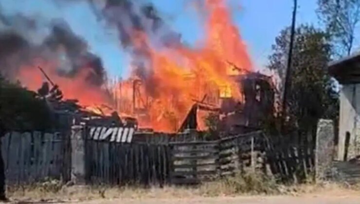 Bolu’da yangın: 3 ev 2 ahır ve 2 samanlık kül oldu