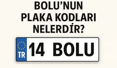 Bolu’nun plaka kodu ne? Bolu’nun plaka numarası kaç? Bolu ve ilçelerinin plaka harfleri…