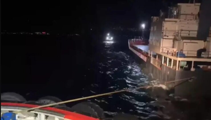 Çanakkale Boğazı’nda gemi arızası!