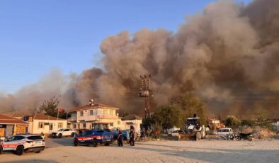 Çanakkale’de orman yangını: 5 köy tahliye edildi