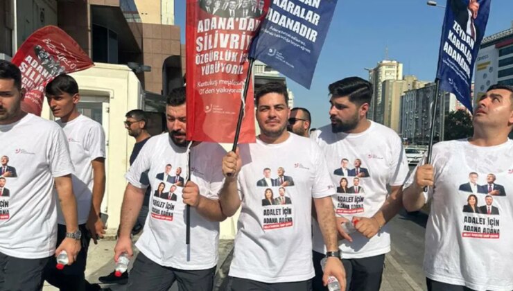 CHP Adana Gençlik Kolları Silivri’ye yürüyor…‘Tarihe geçecek bir mücadelenin başlangıcını yapıyoruz’