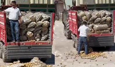 CHP’li başkan bir kamyon patatesi sokağa döktü: Erdoğan’a dikkat çeken gönderme!