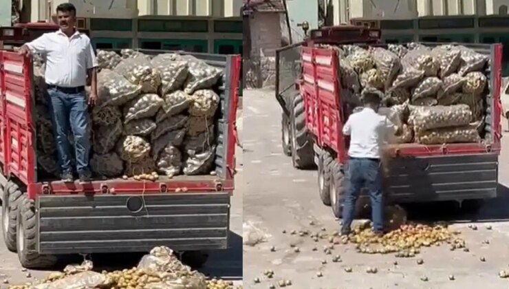 CHP’li başkan bir kamyon patatesi sokağa döktü: Erdoğan’a dikkat çeken gönderme!
