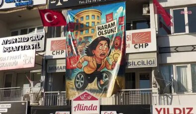 CHP’li Başkan ‘Özlem Çerçioğlu’ pankartı için ifadeye çağrıldı