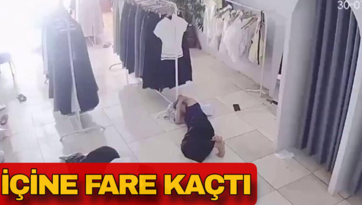 Çin’de İçine Fare Girince Ortalık Karıştı! O Anlar Kamerada…