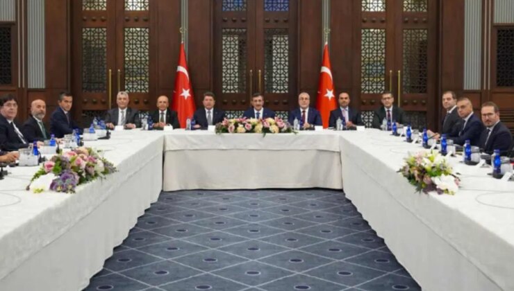 Cumhurbaşkanı Yardımcısı ile işverenler sendikası görüştü