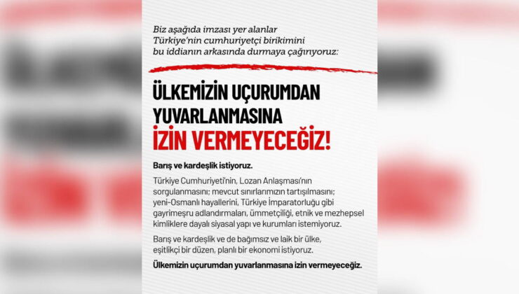 Cumhuriyetçi aydınlardan imza kampanyası: ‘Ülkemizin uçurumdan yuvarlanmasına izin vermeyeceğiz’