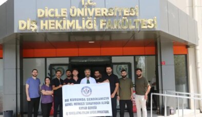 Dicle Üniversitesi Diş Hekimliği Fakültesi’nde iş bırakma eylemi