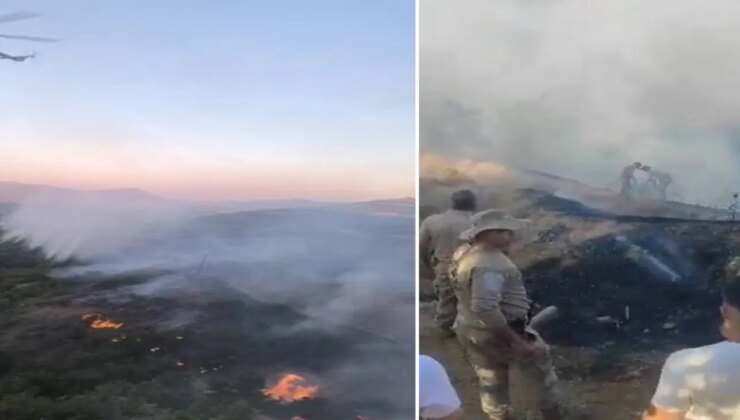 Diyarbakır – Bingöl sınırında yangın!