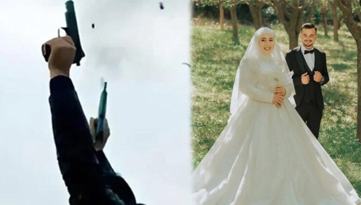 Düğünde havaya ateş açan yenge damadı vurdu!