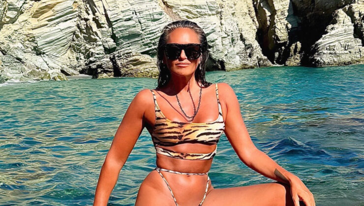 Eda Taşpınar sevgilisi ve kızlarıyla tatilde! Yunanistan’dan kareler var