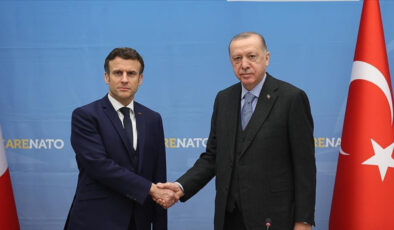 Emmanuel Macron: Cumhurbaşkanı Erdoğan’la uluslararası durum hakkında görüştük