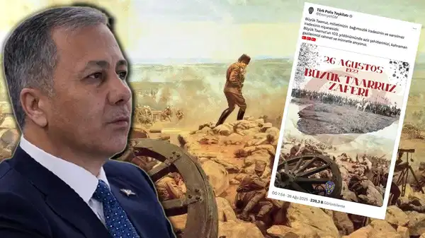 Emniyet’in ‘Atatürksüz 30 Ağustos’ paylaşımının faturası kesildi: ‘Yerlikaya bu kritik dönemde sabote mi ediliyor?’
