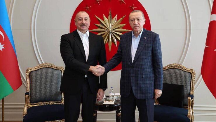 Erdoğan, Azerbaycan Cumhurbaşkanı Aliyev ile görüştü