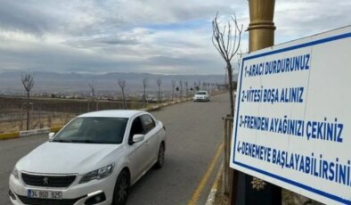 Erzurum’daki gizemli yolun sırrı: Ayağı frenden çekince yokuş yukarı çıkıyor