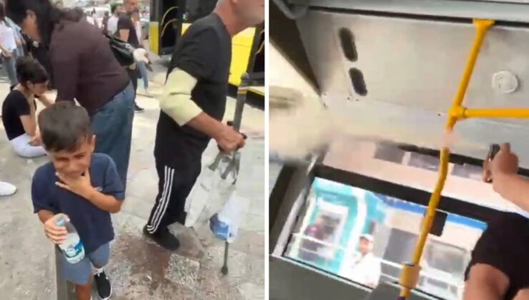 Fatih’te İETT otobüsündeki kavgaya yolcudan biber gazlı müdahale