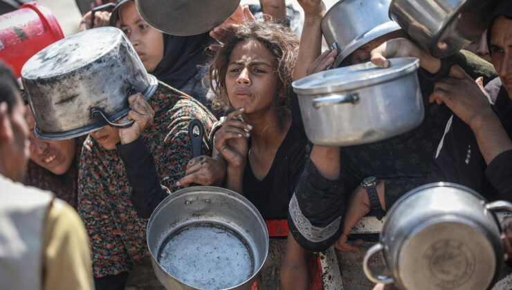 Gazze’de açlık nedeniyle ölenlerin sayısı 162’ye yükseldi