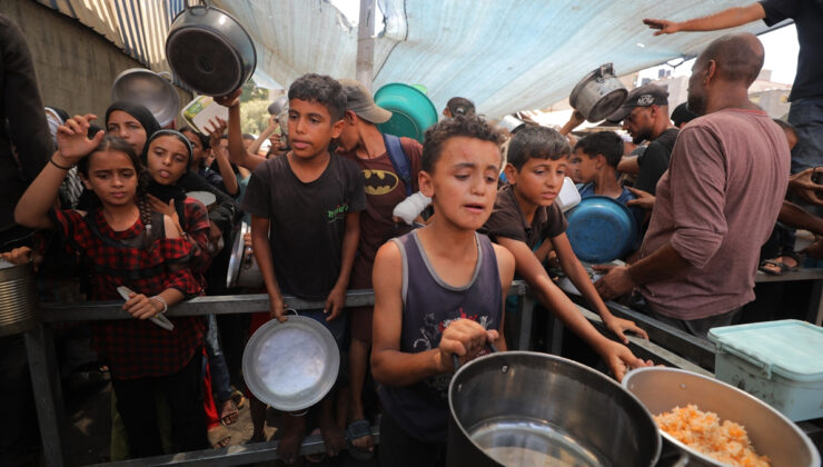 Gazze’de son 24 saatte 8 sivil daha açlık nedeniyle yaşamını yitirdi