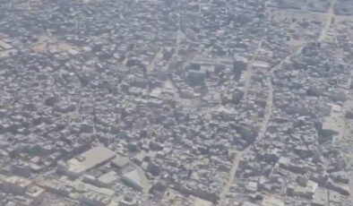 Gazze’den yürek parçalayan görüntüler: Bölgedeki yıkım havadan görüntülendi