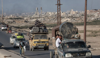 Gazze’nin kuzeyindeki Filistinlilerin göçü sürüyor