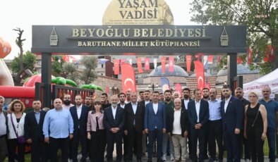 Gözaltındaki Belediye Başkanı İnan Güney’in duyurusunu yaptığı Baruthane Yaşam Vadisi açıldı