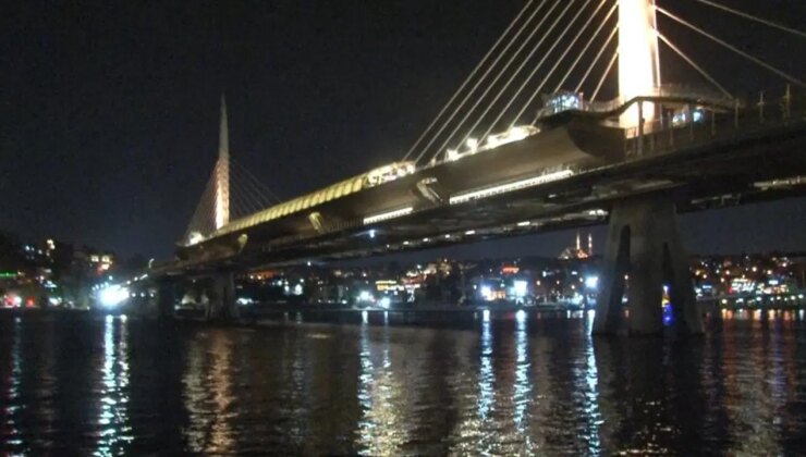 Haliç Metro Köprüsü’nden denize atladı, sabah cesedine ulaşıldı