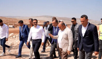 Hatay, Cilvegözü Sınır Kapısı’nda yeni tır parkı inşaatı devam ediyor”