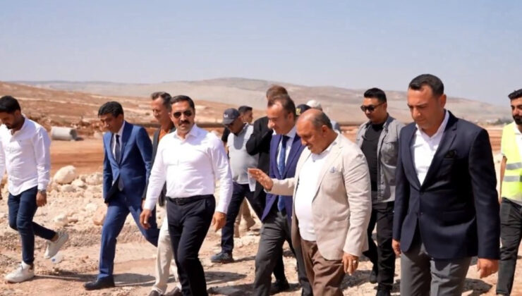 Hatay, Cilvegözü Sınır Kapısı’nda yeni tır parkı inşaatı devam ediyor”