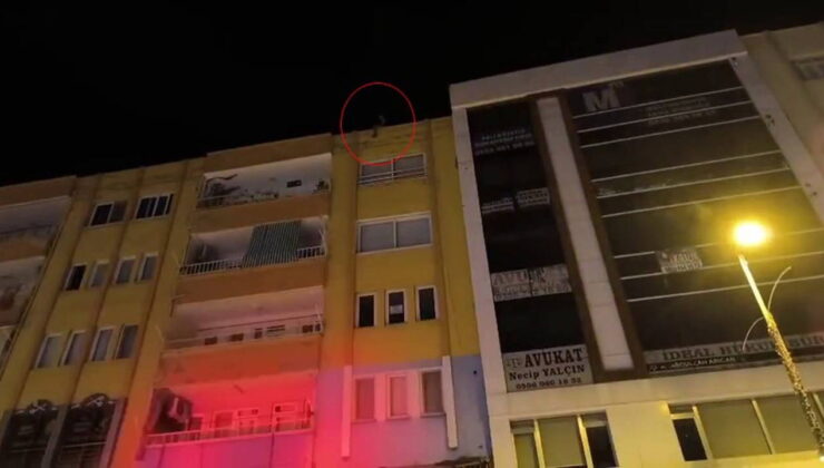Hatay’da bir genç, çatıda intihara kalkıştı