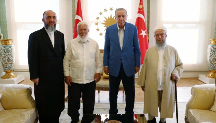 İsmailağa cemaatinden Cumhurbaşkanı Erdoğan’a ziyaret!