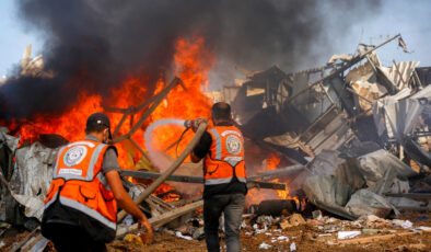 İsrail, Filistinlilerin kaldığı kampı hedef aldı: 200 aile evsiz kaldı