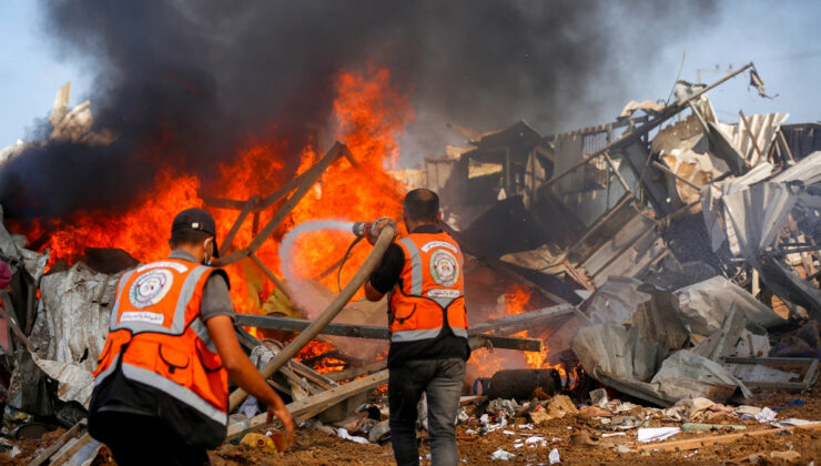 İsrail, Filistinlilerin kaldığı kampı hedef aldı: 200 aile evsiz kaldı