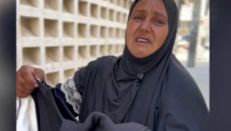 İsrail saldırılarında ölen kızının kıyafetlerini, kalan çocuklarını doyurmak için sattı