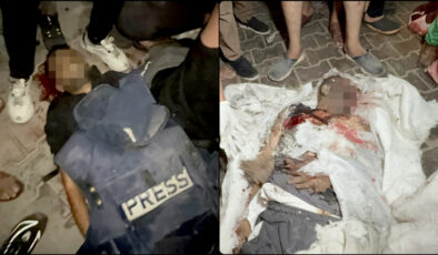 İsrail’in gazetecilerin çadırına düzenlediği saldırıda 5 gazeteci öldü